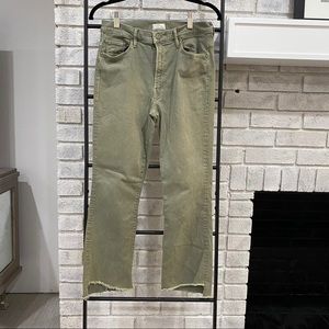 MOTHER Insider Crop Step Fray Denim